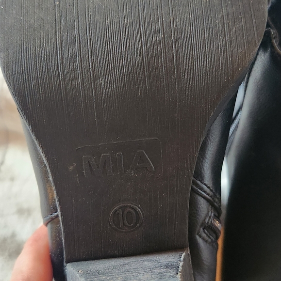 Mia High Heel Booties in Black - Picture 2 of 2